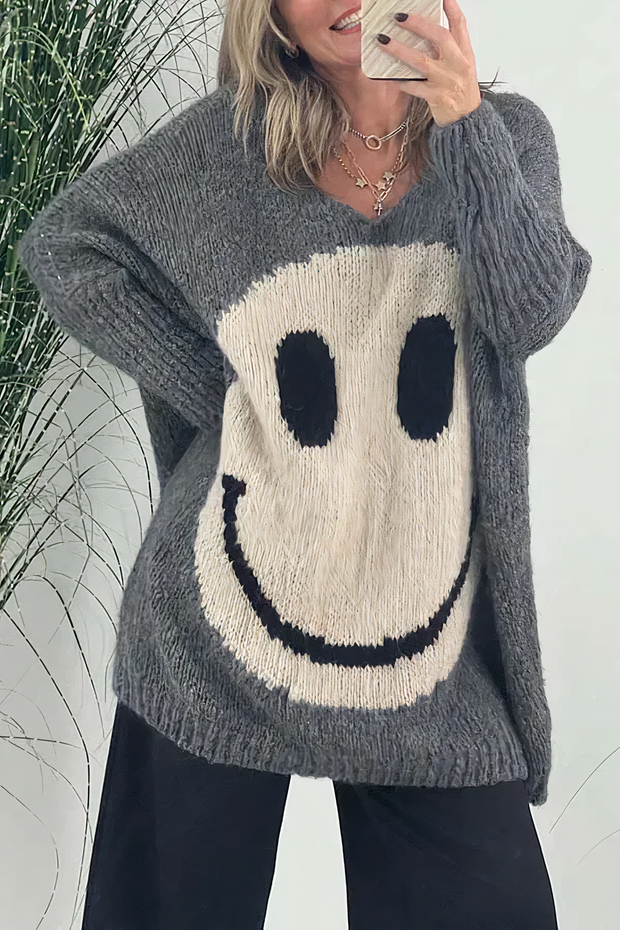 AINA - Smiley-Pullover