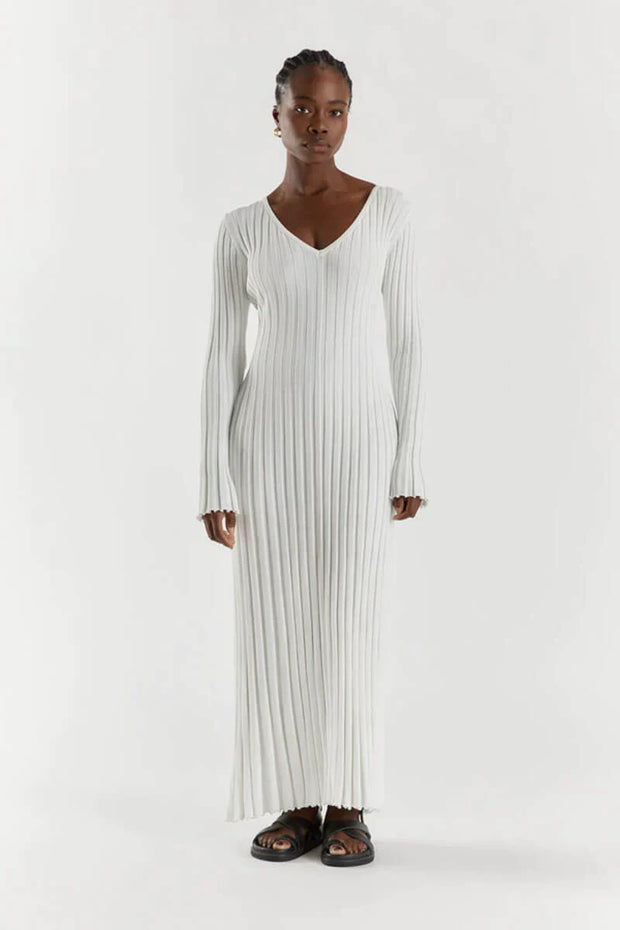 ALINA - Langärmeliges Strickkleid