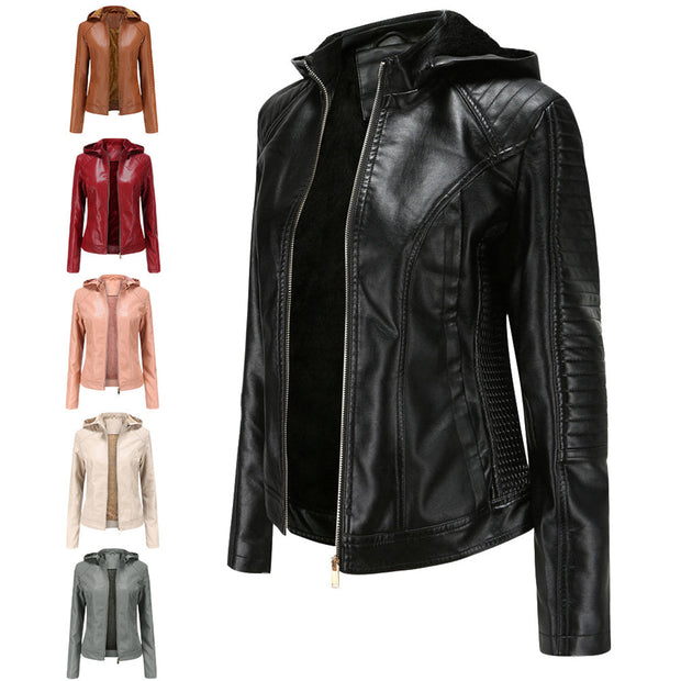 Stilvolle Lederjacke mit zeitlosem Design