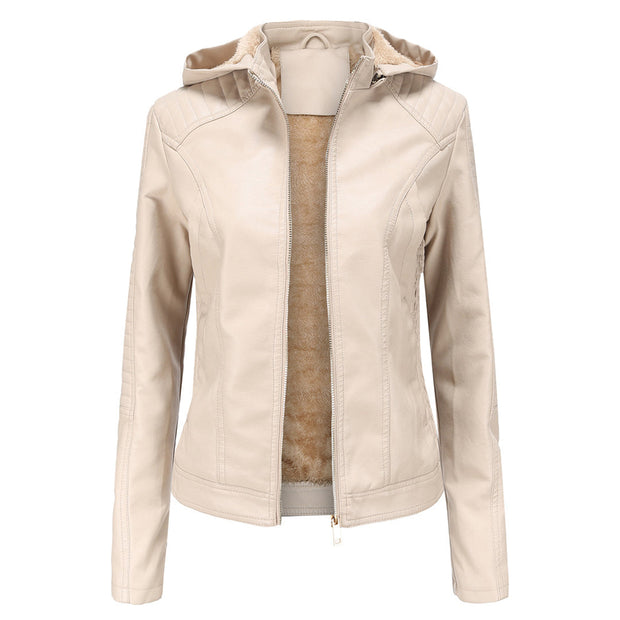 Stilvolle Lederjacke mit zeitlosem Design