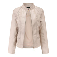 Stilvolle Lederjacke mit zeitlosem Design