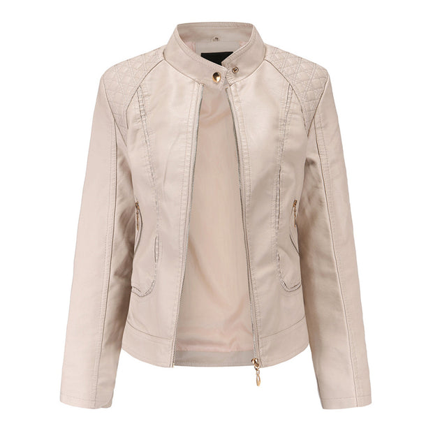 Stilvolle Lederjacke mit zeitlosem Design