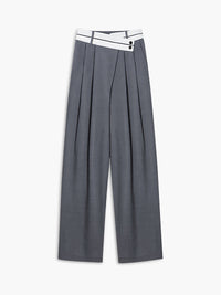 Mona - Weite Hose mit asymmetrischem Bund