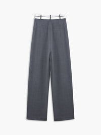 Mona - Weite Hose mit asymmetrischem Bund