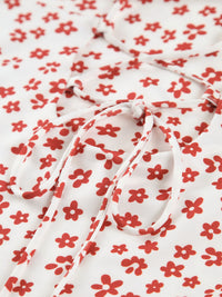 Emma - Langes Trägerkleid mit Blumenprint, überkreuzt und fließend