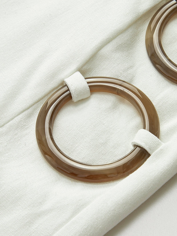 Rylie - O-Ring Ausschnitt Ärmelloses Kleid