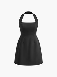 Sophie - Sexy Halter Solid Kleid
