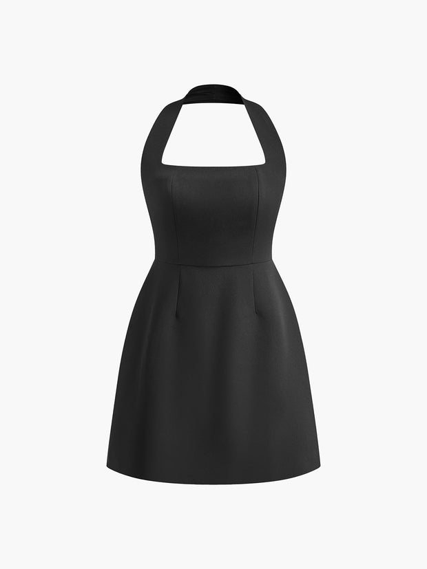 Sophie - Sexy Halter Solid Kleid