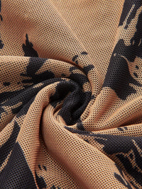 Lena - Boheme bedrucktes Kleid mit Blumenmuster