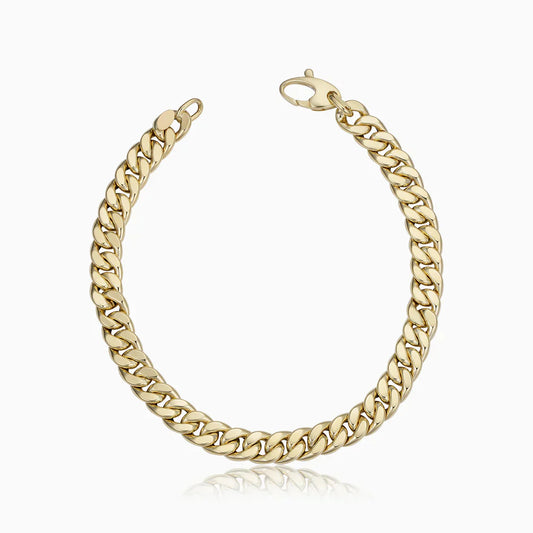 Kubanisches Gliederarmband Lavinia – Zeitloses, Robustes Schmuckstück Mit Breiten Gliedern Und Vielseitigem Stil