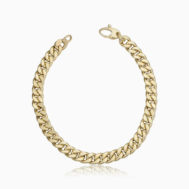 Kubanisches Gliederarmband Lavinia – Zeitloses, Robustes Schmuckstück Mit Breiten Gliedern Und Vielseitigem Stil