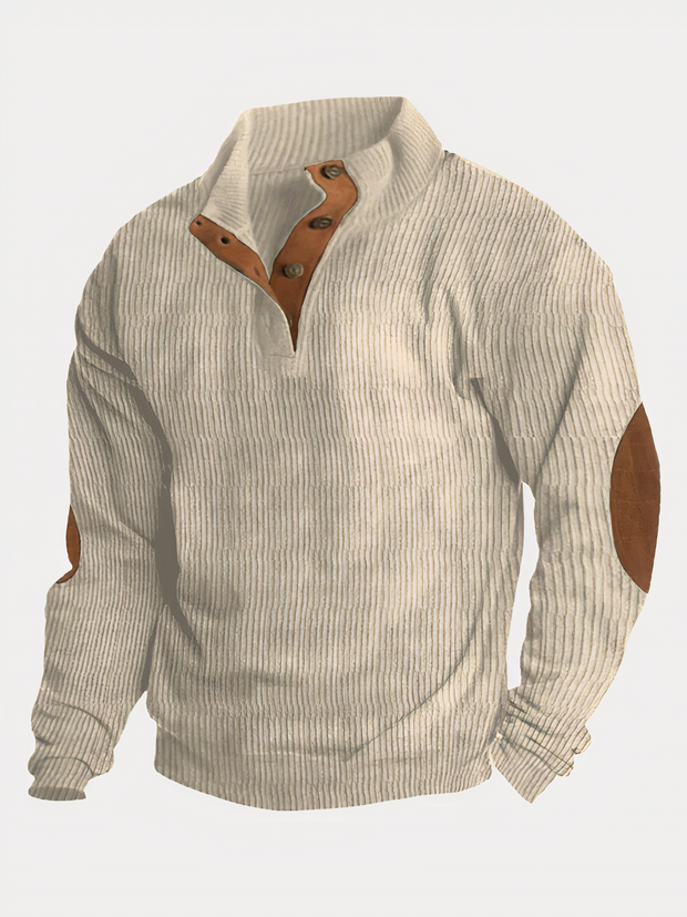 BRIAN - Farbkontrast-Pullover