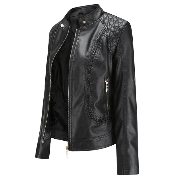 Stilvolle Lederjacke mit zeitlosem Design