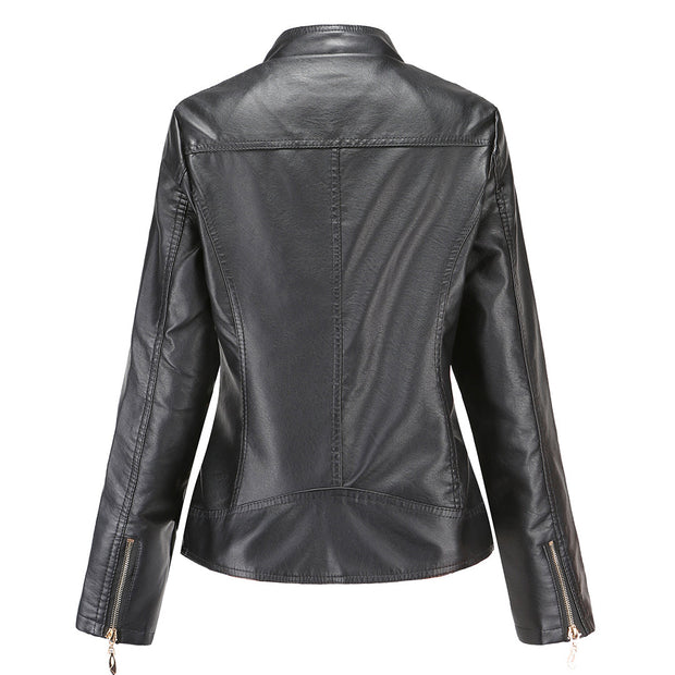 Stilvolle Lederjacke mit zeitlosem Design