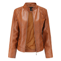 Stilvolle Lederjacke mit zeitlosem Design