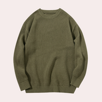 Trond - Lässiger Herren-Pullover mit Rundhalsausschnitt