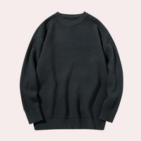 Trond - Lässiger Herren-Pullover mit Rundhalsausschnitt