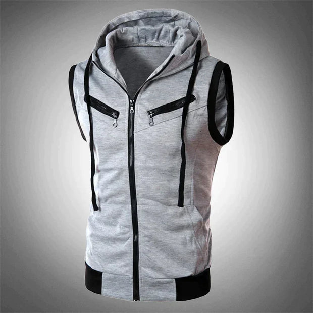 CARSON - Slim Fit Weste mit Kapuze