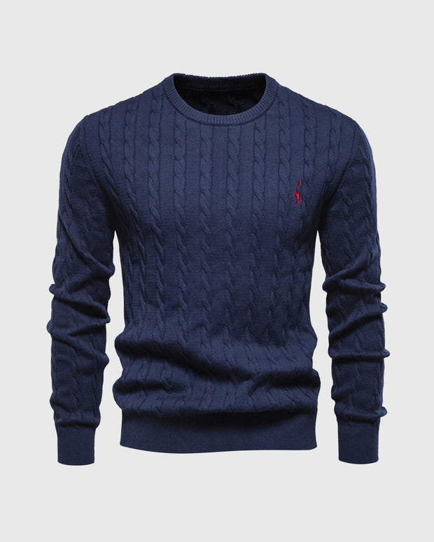 Geflochtener Strickpullover für Männer - Lioren