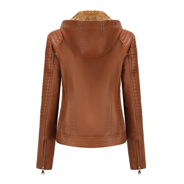 Stilvolle Lederjacke mit zeitlosem Design
