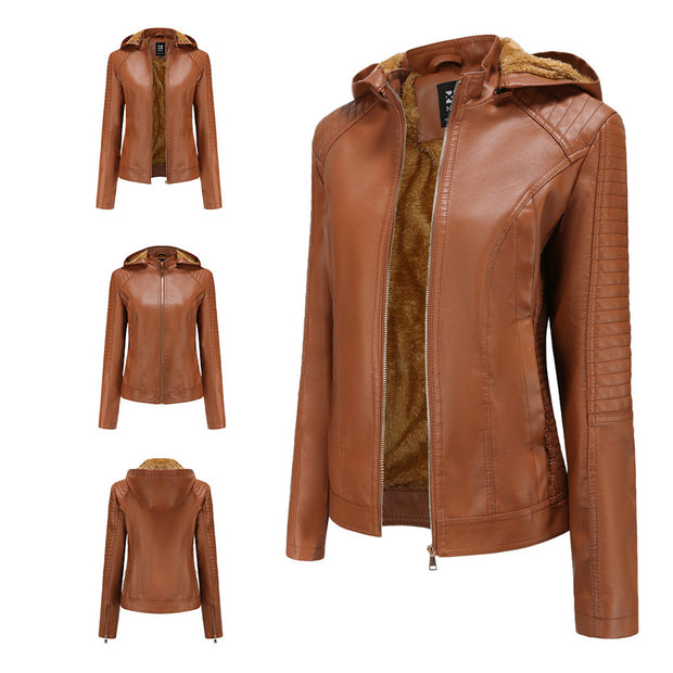 Stilvolle Lederjacke mit zeitlosem Design