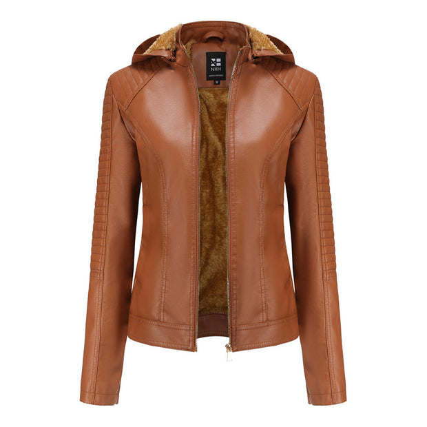 Stilvolle Lederjacke mit zeitlosem Design