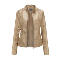 Stilvolle Lederjacke mit zeitlosem Design