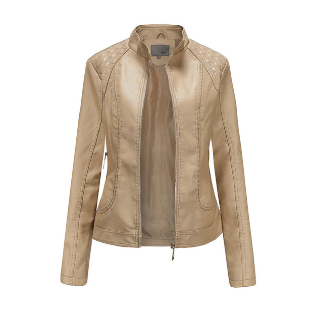 Stilvolle Lederjacke mit zeitlosem Design