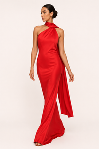 Langes Kleid für Frauen mit elegantem Rollkragenpullover - Kerstin