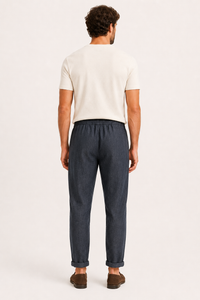 Leinenhose mit Gummibund für Herren - Falk