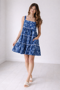 Denim-Kleid mit Trägern - Hannelore