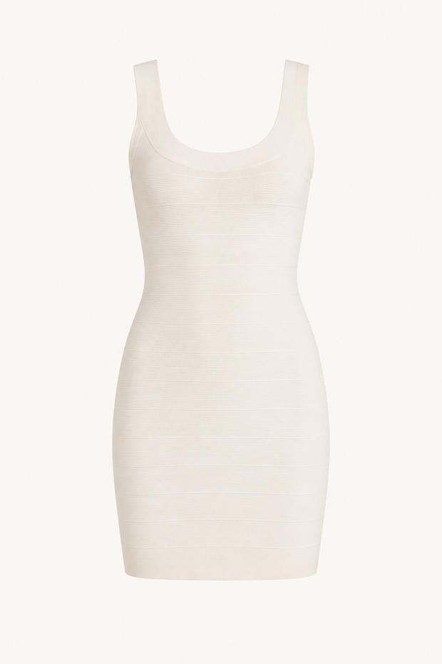 Kurzes Bandage-Kleid mit Trägern – Bianca
