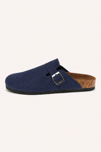 Geschlossene Unisex-Clogs mit verstellbarem Riemen, seitlicher Schnalle und offener Ferse – Hartmut