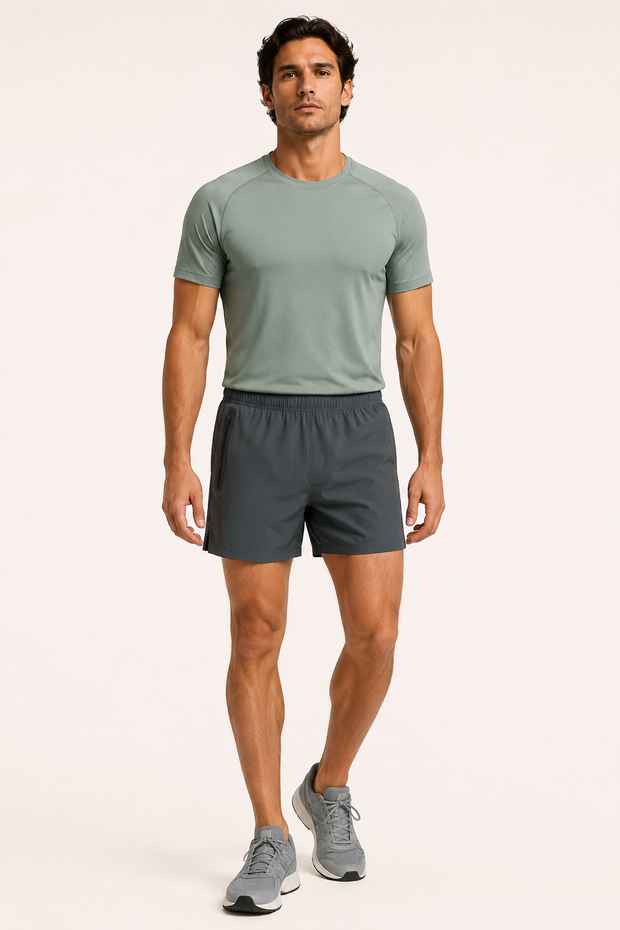 Sportshorts für Herren mit Tasche und Reißverschluss – Gaspar