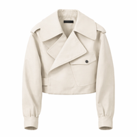Leichte Damenjacke mit breitem Revers - Lauren