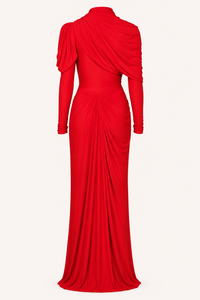 Elegantes langärmeliges Kleid mit langen Ärmeln und schmaler Passform - Sonhia