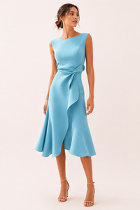 Elegantes Midikleid mit Schlitz - Mireia