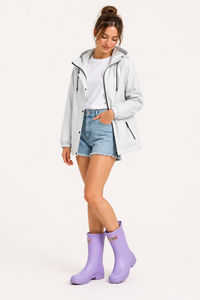 Rutschfeste Regenstiefel für Damen in mittlerer Höhe – Selma
