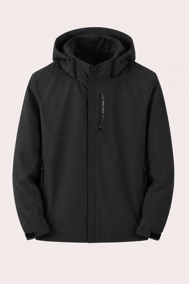 Unisex-Jacke, wasserdicht und winddicht, mit durchgehendem Reißverschluss – Shocks