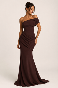 Langes schulterfreies Damenkleid in elegantem Party-Look - Aurelia