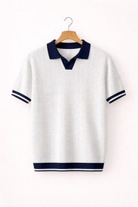 Kurzarm-Poloshirt mit klassischem Kragen für Herren - Arven