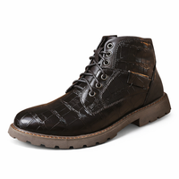 Herren Freizeitstiefel mit seitlichem Reißverschluss und mittlerem Schaft - Ivarn
