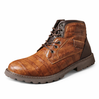 Herren Freizeitstiefel mit seitlichem Reißverschluss und mittlerem Schaft - Ivarn