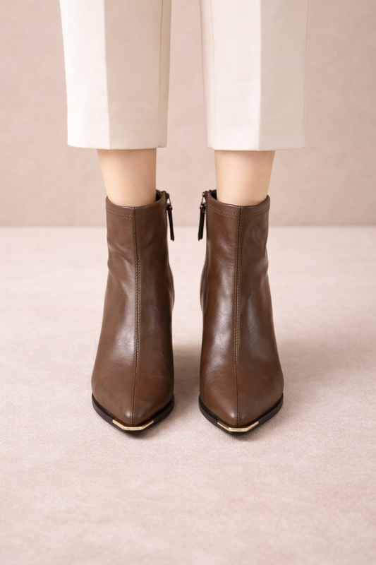 Damen-Stiefeletten mit spitzer Spitze - Baeza