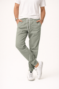 Konische Herren-Jogginghose mit Kordelzug und Taschen - Falk
