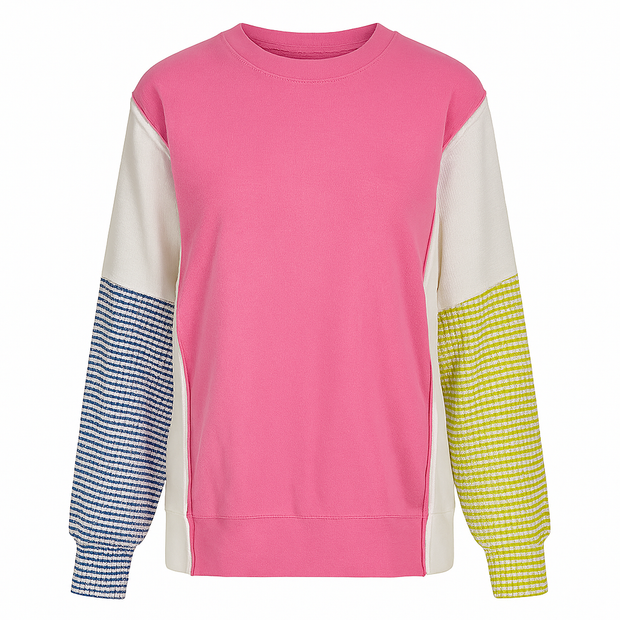Mehrfarbiges langärmeliges Freizeit-Sweatshirt - Maelis