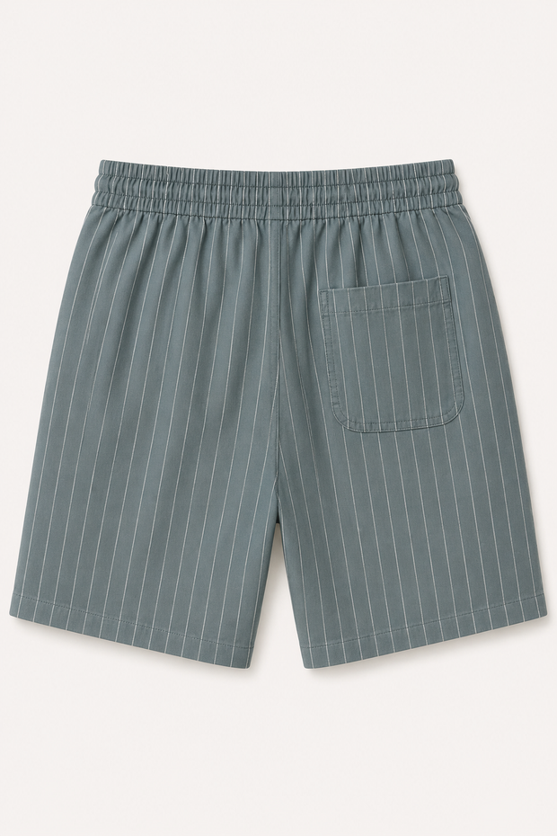 Freizeitshorts aus Leinen mit elastischem Kordelzug für Herren - Levin