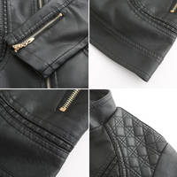 Stilvolle Lederjacke mit zeitlosem Design