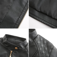 Stilvolle Lederjacke mit zeitlosem Design