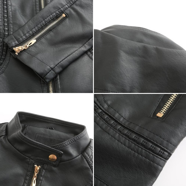 Stilvolle Lederjacke mit zeitlosem Design